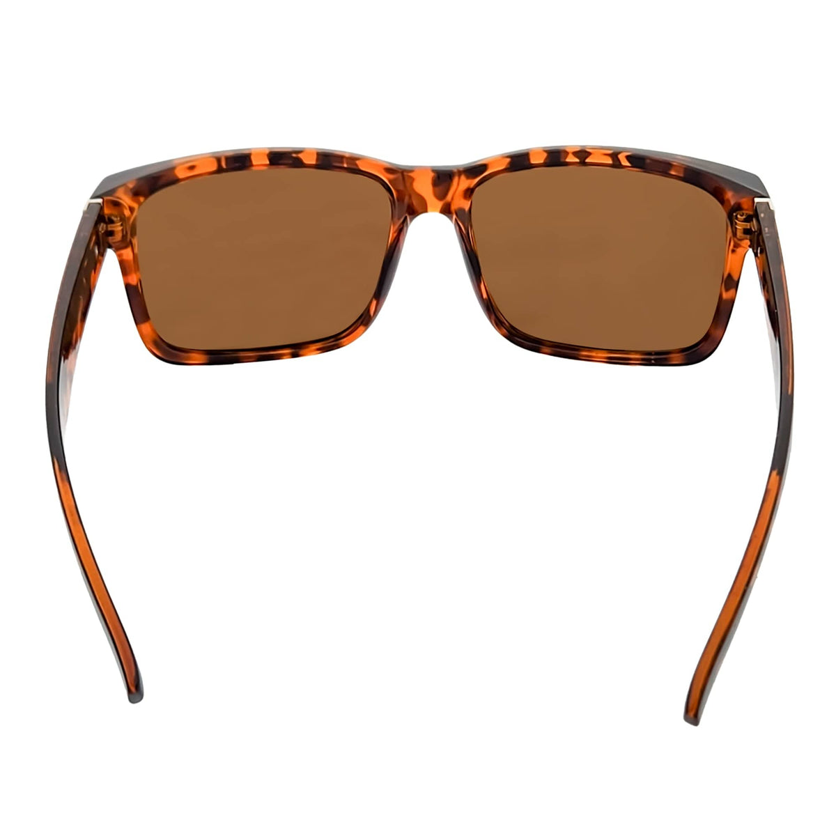ENZO - Modern Square Sunglasses Tortoise Brown-4