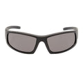 KASTOR - Rectangle Wraparound Sunglasses Matte Black Smoke-0