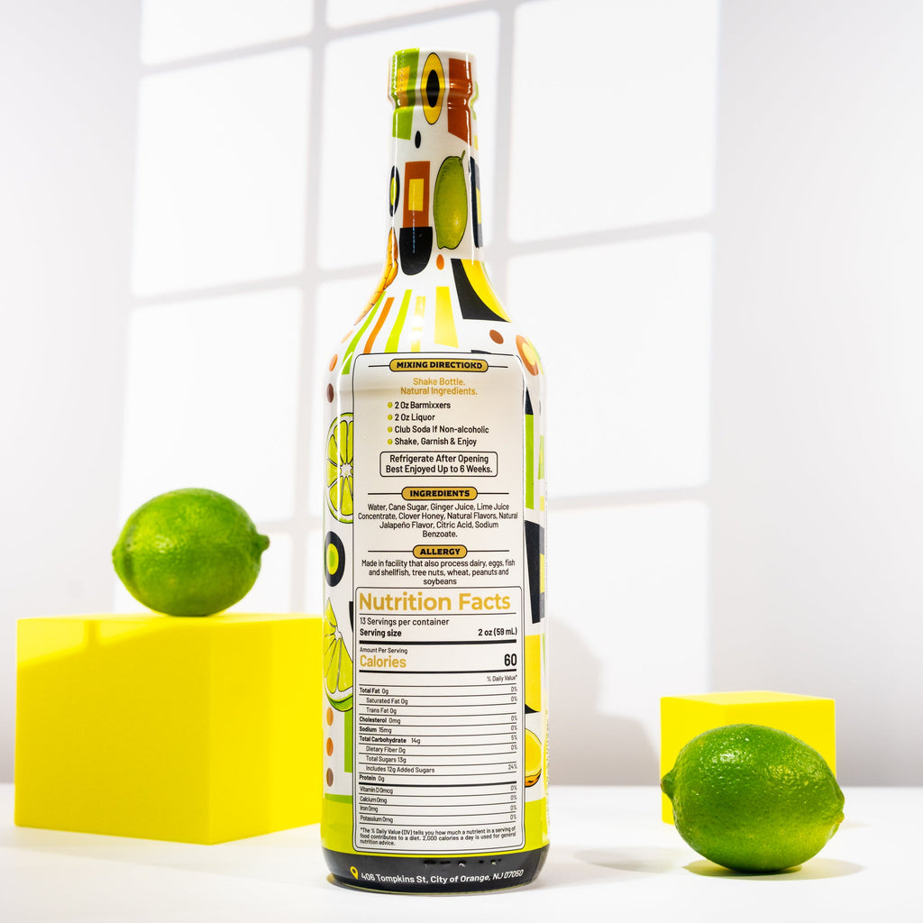 750ml bottle of spicy honey ginger jalapeño Moscow Mule premium cocktail mixer — view 3
