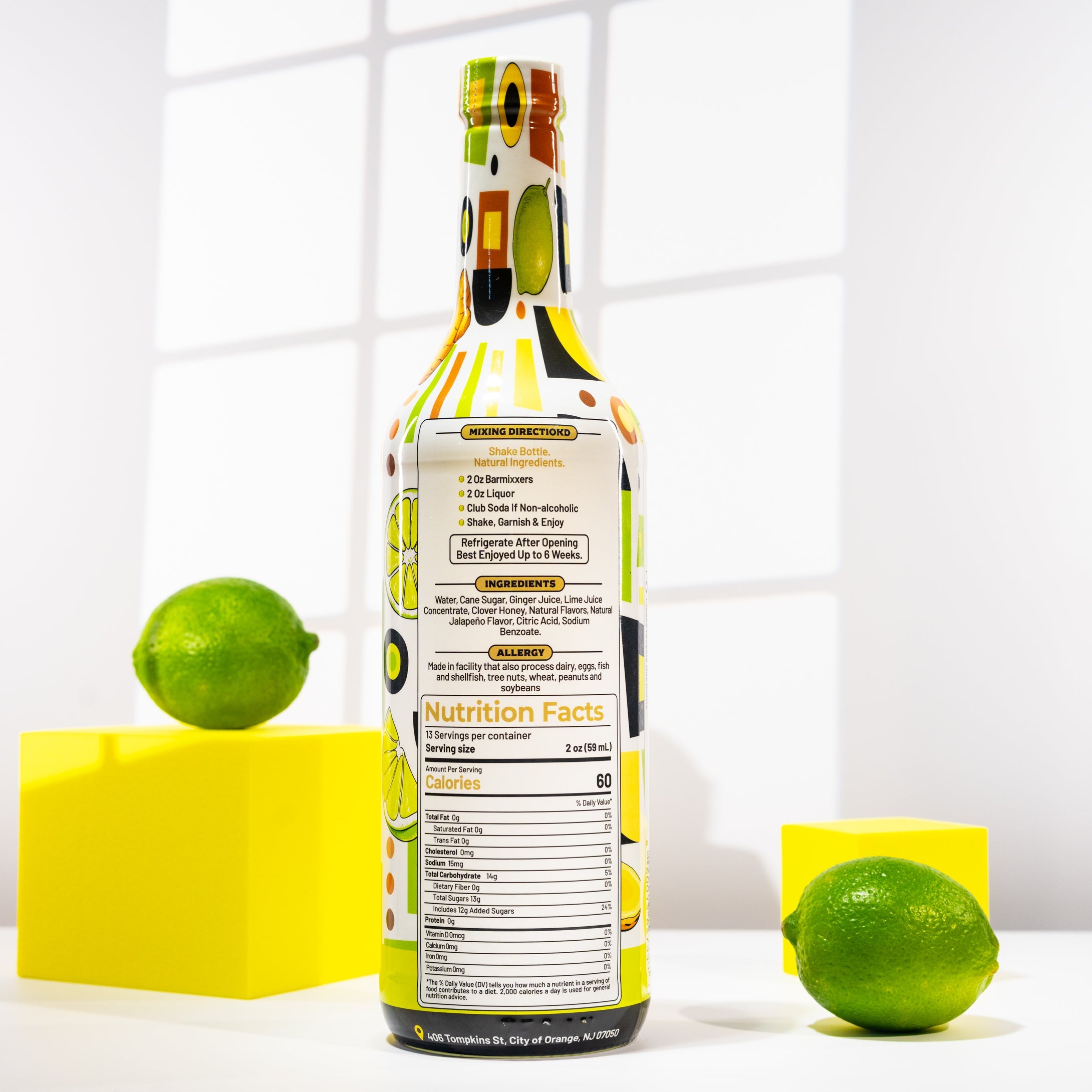 750ml bottle of spicy honey ginger jalapeño Moscow Mule premium cocktail mixer — view 3