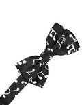 Novelty pre-tied bow tie in poly woven fabric with adjustable band and classic butterfly shape