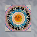 My Sun, Moon and Stars Celestial Square Art Print-2