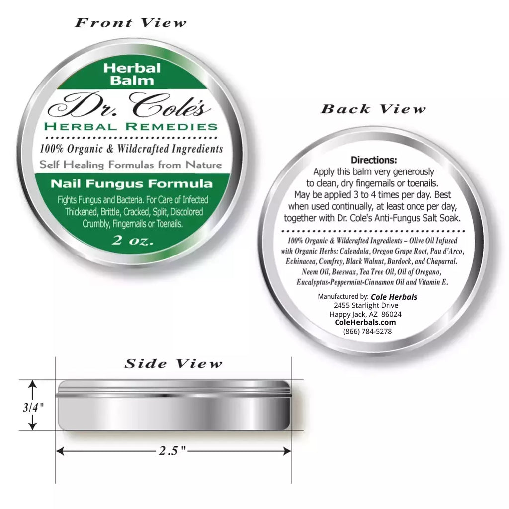 Dr. Cole's Nail Fungus Balm SixPak-1