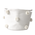 Natural Pom Basket - Medium-0