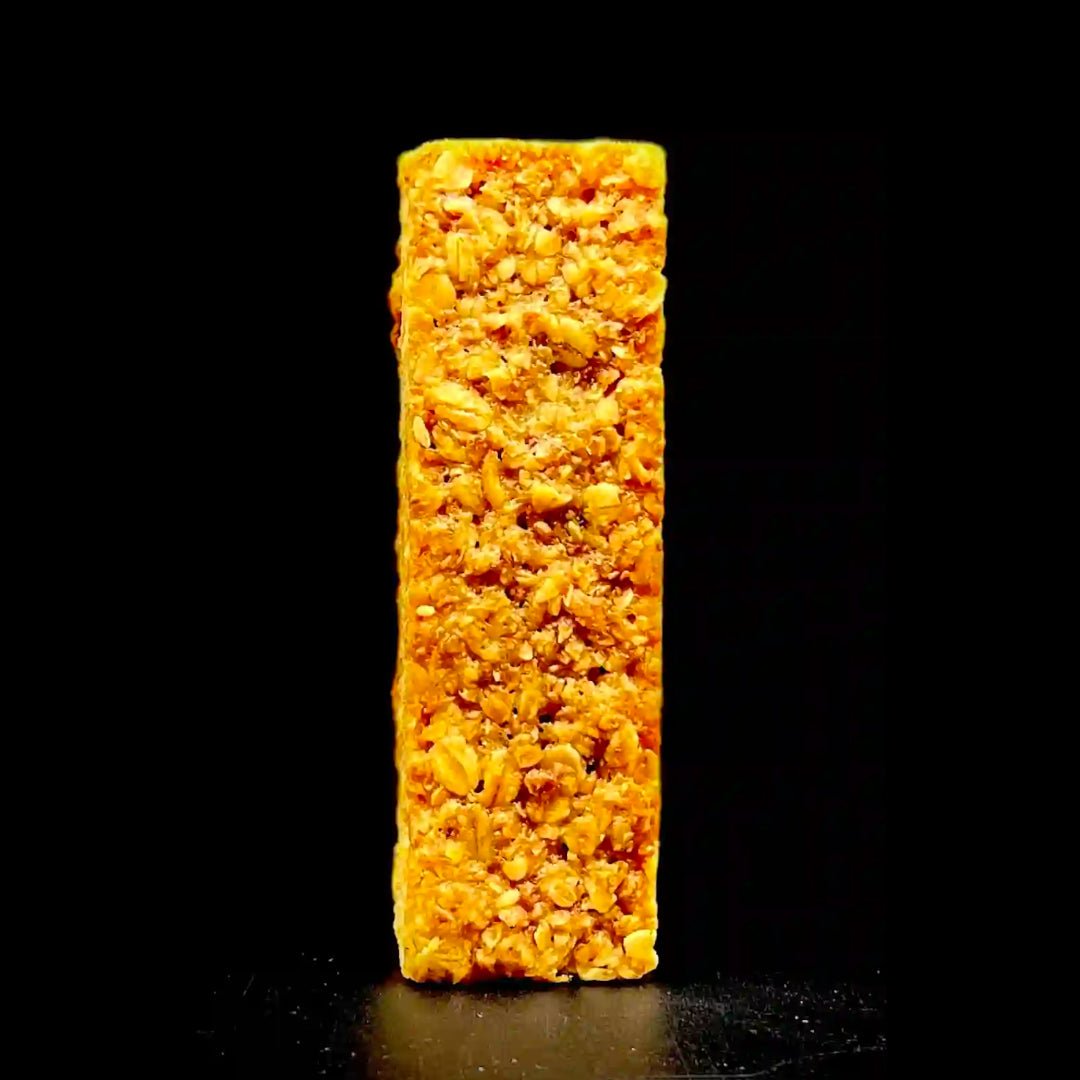 Natural NRG vegan rolled oat energy bar in fully recyclable eco-friendly packaging for athletes — view 4