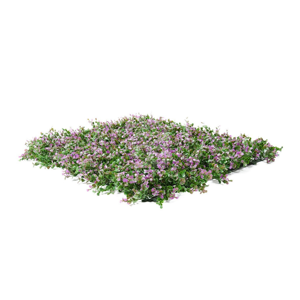 Purple Lavender Boxwood Artificial Vertical Garden Green Wall Panel 40×40in 11 SQ FT – UV Resistant – Commercial Grade-3