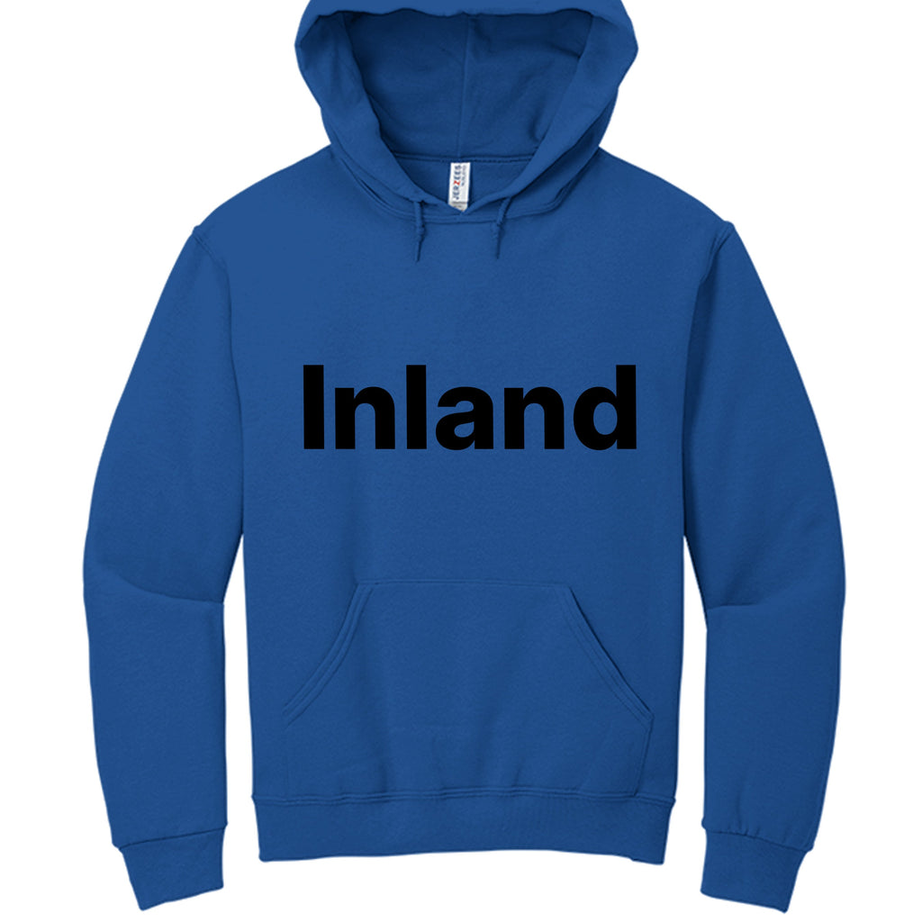 Classic men's fleece pullover hoodie with double-ply hood and drawcord in a soft cotton blend — view 5