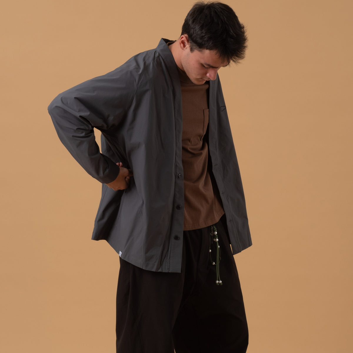 Noragi Jacket / Teflon™ Polyester - Grey-4