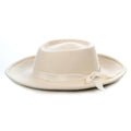 Off White Wide Brim Fedora - Earp-0