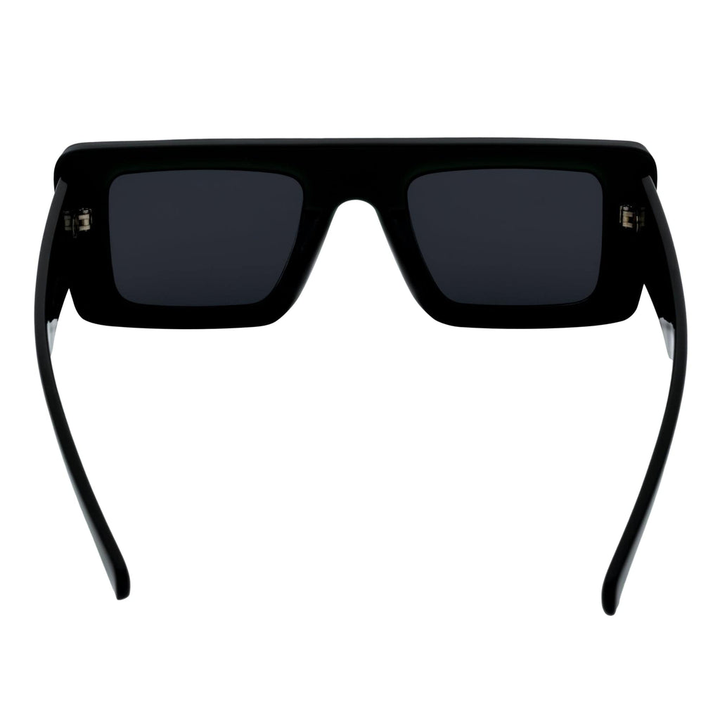 OFFSET - Rectangle Sunglasses Black-Purple Smoke-4
