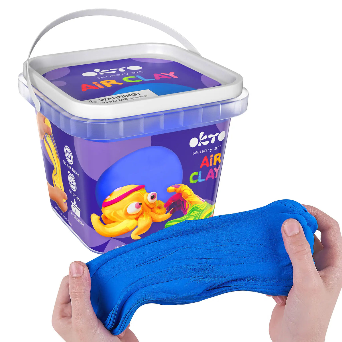 Air Dry Modeling Clay BLUE 900 ml-0
