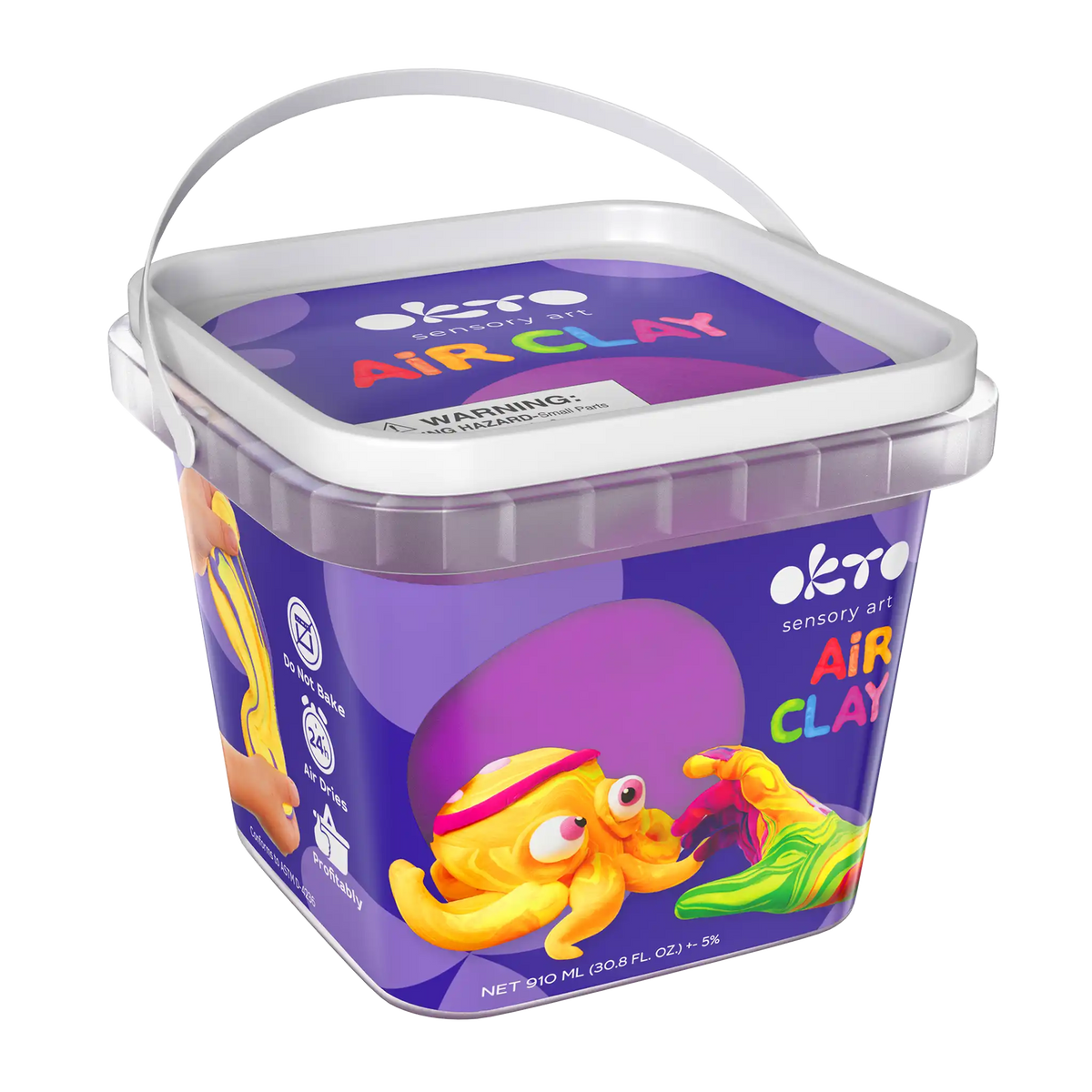 Air Dry Modeling Clay PURPLE 900 ml-1