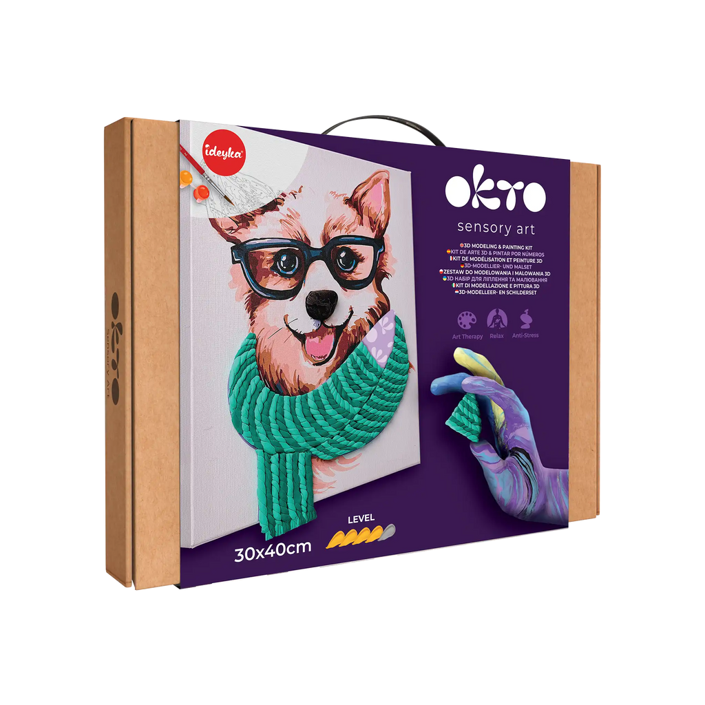 3D modeling+painting kit "Fashion Corgi"-1