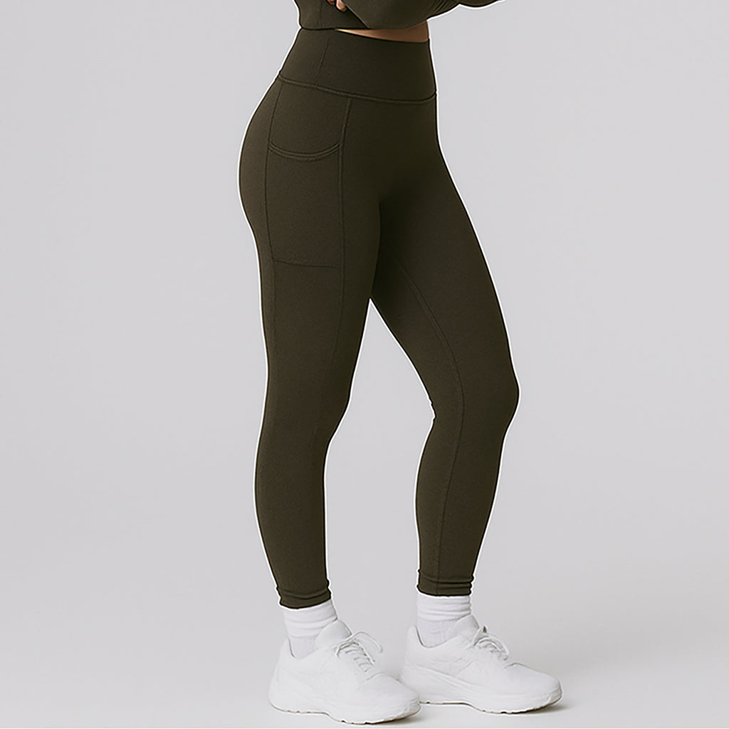 2014 - Women's Seamless Pocket Athletic Leggings-0