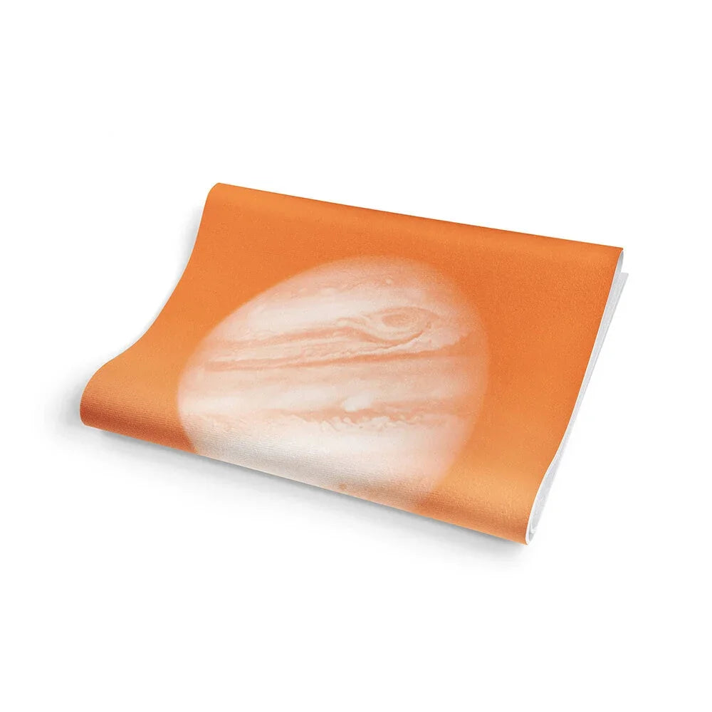 Hatsumi non-slip yoga mat featuring a minimalist Japanese-inspired brushstroke design and cushioned texture — view 4