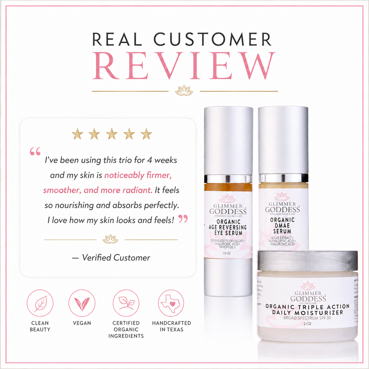 Organic Anti-Wrinkle Trio – 3-Step Collagen Boosting System-2
