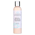Bottle of organic argan oil hair conditioner for deep moisture and frizz control