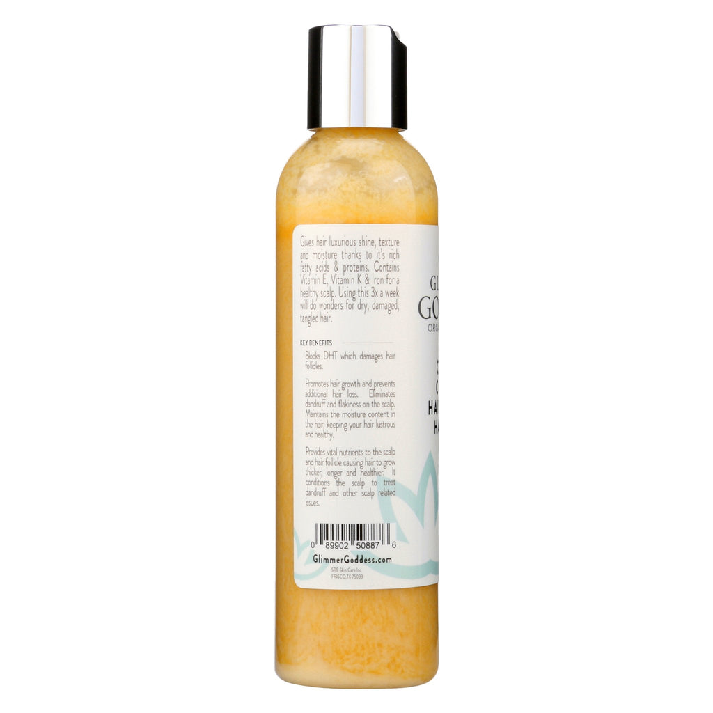 Organic caffeine hair growth mask jar with deep conditioning treatment cream for thicker hair. — view 5
