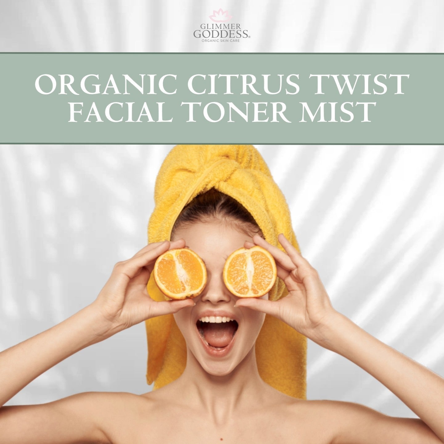 Fresh Start skincare duo organic hydrating cleanser and rose water toner bottles with citrus botanicals — view 4