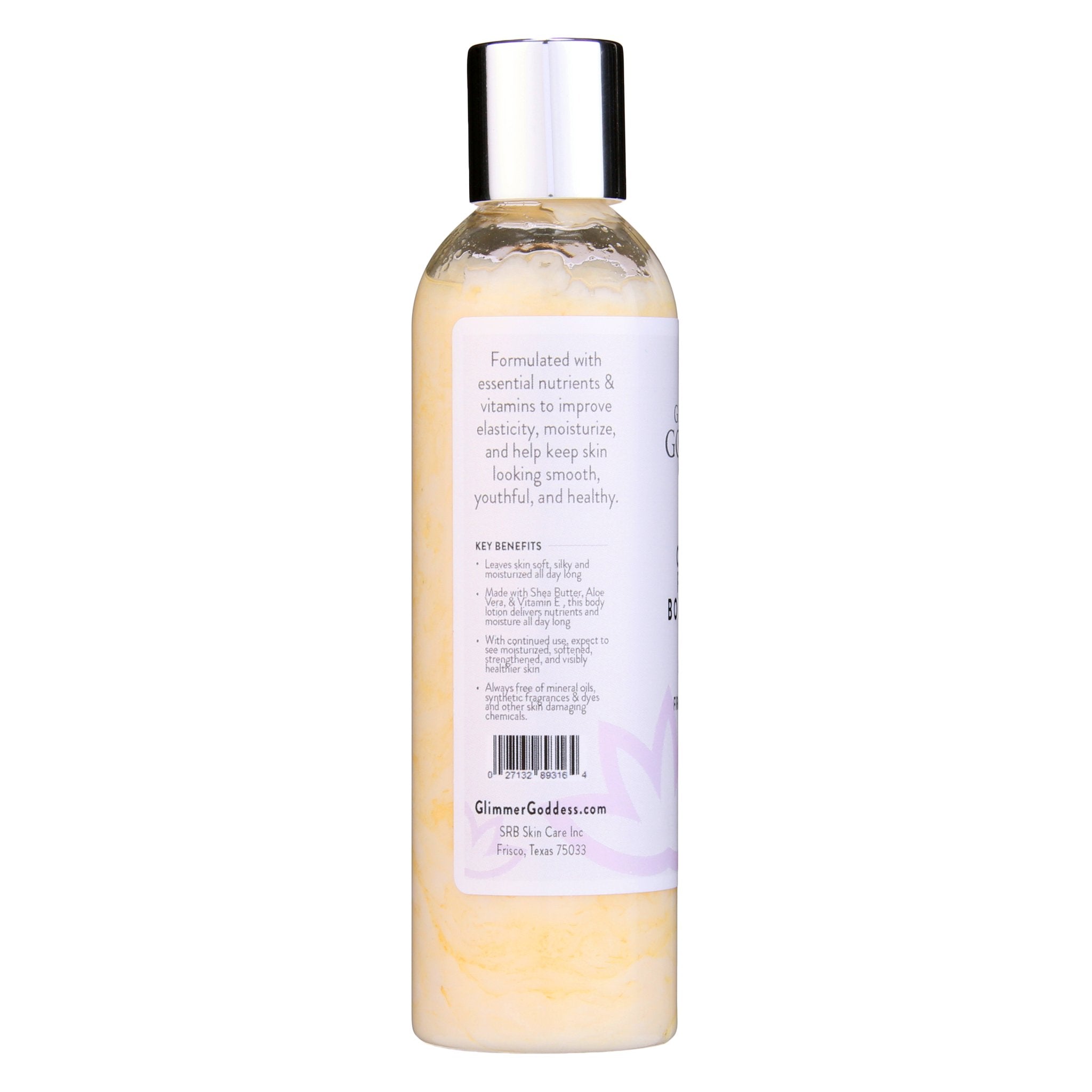 Organic firming body lotion bottle with anti-aging skincare formula for tightening crepey skin — view 4