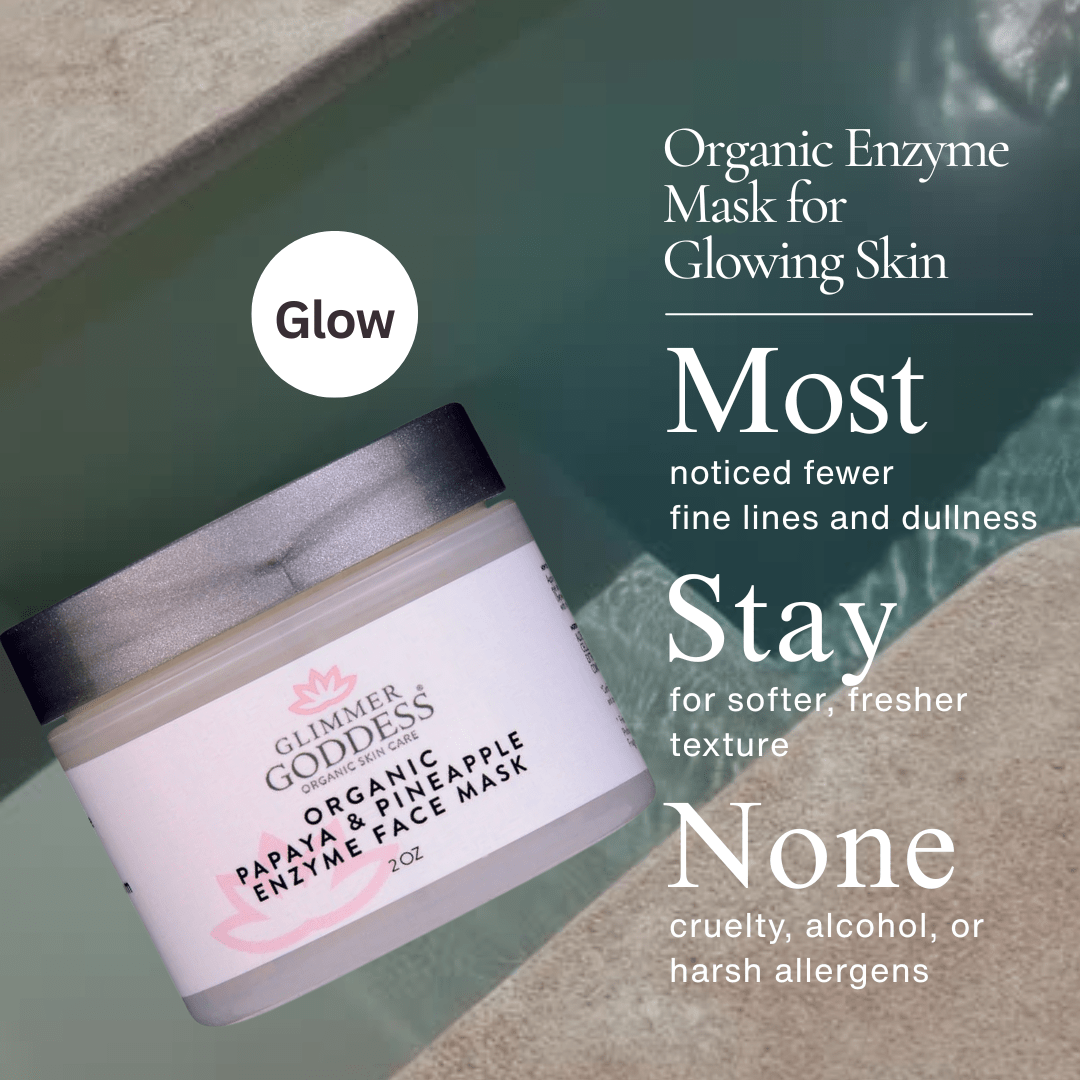 Organic face mask gift set with two masks, soft white spa headband, and applicator brush — view 5