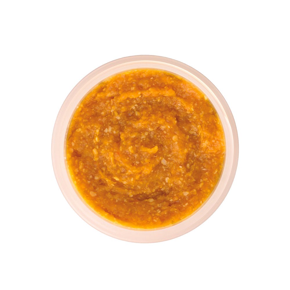 Organic pumpkin enzyme face mask jar showing natural creamy texture for skin brightening and tightening — view 5