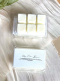 Organic soy wax melts in eco-friendly packaging for natural home fragrance and aromatherapy