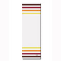 Striped lightweight 5mm yoga mat featuring a non-slip textured surface for fitness and daily exercise