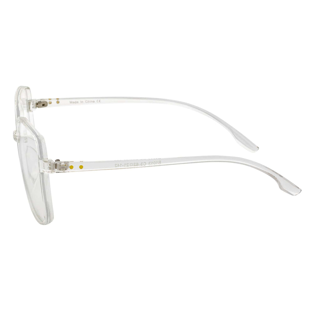 OTAKU - Large Square Glasses Crystal Frame Clear Lens-3