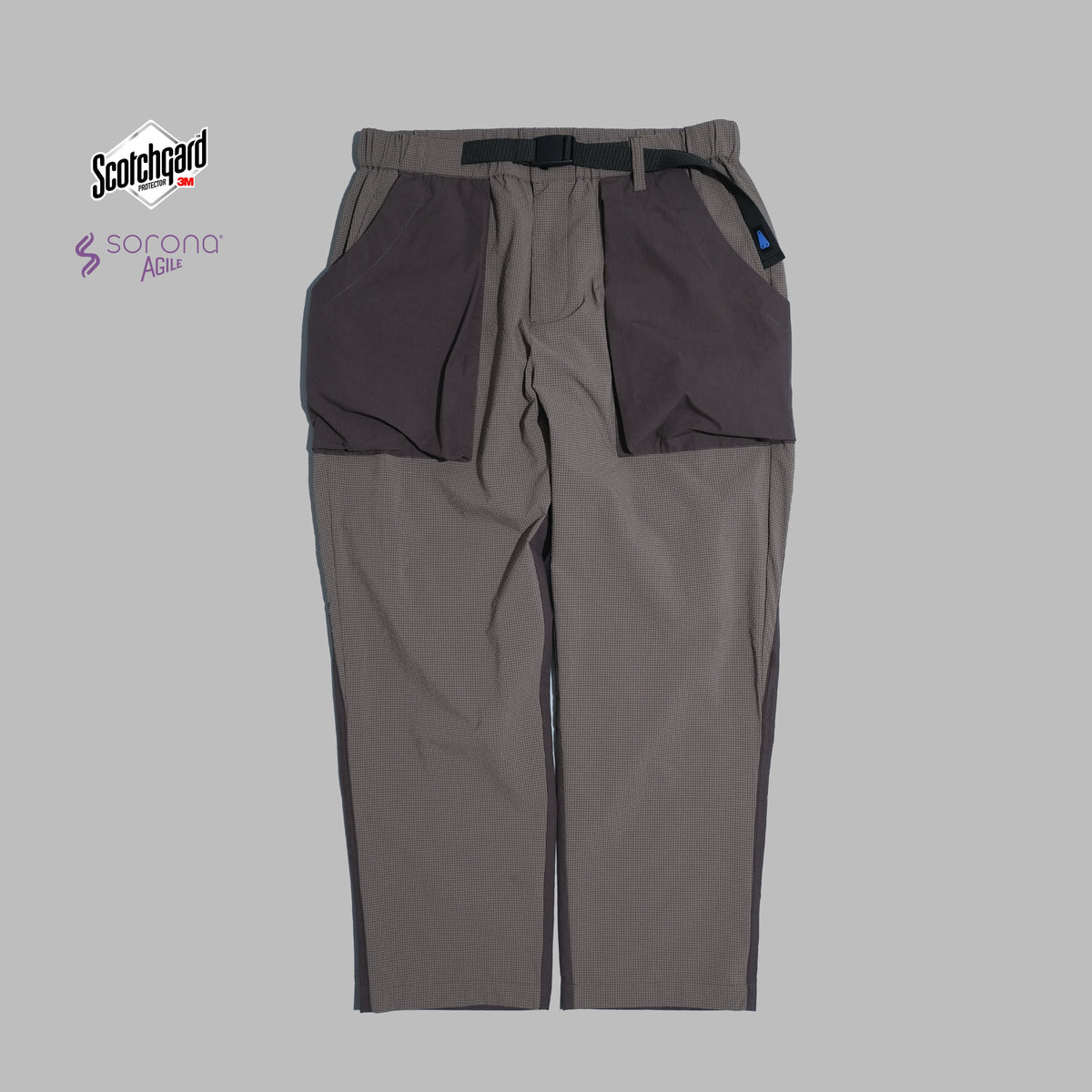 Pants 2-Tone 6P / Sorona® Agile - Grey-0