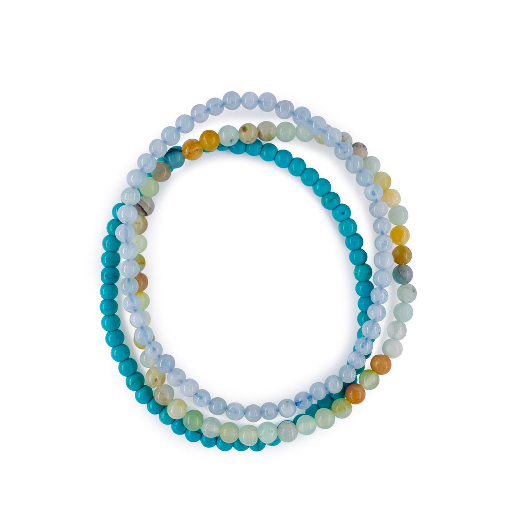 Peace Harmony Stackable Crystal Bracelet Set-4