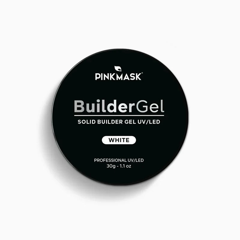 Pink Mask - Solid Builder Gel UV/LED White-4