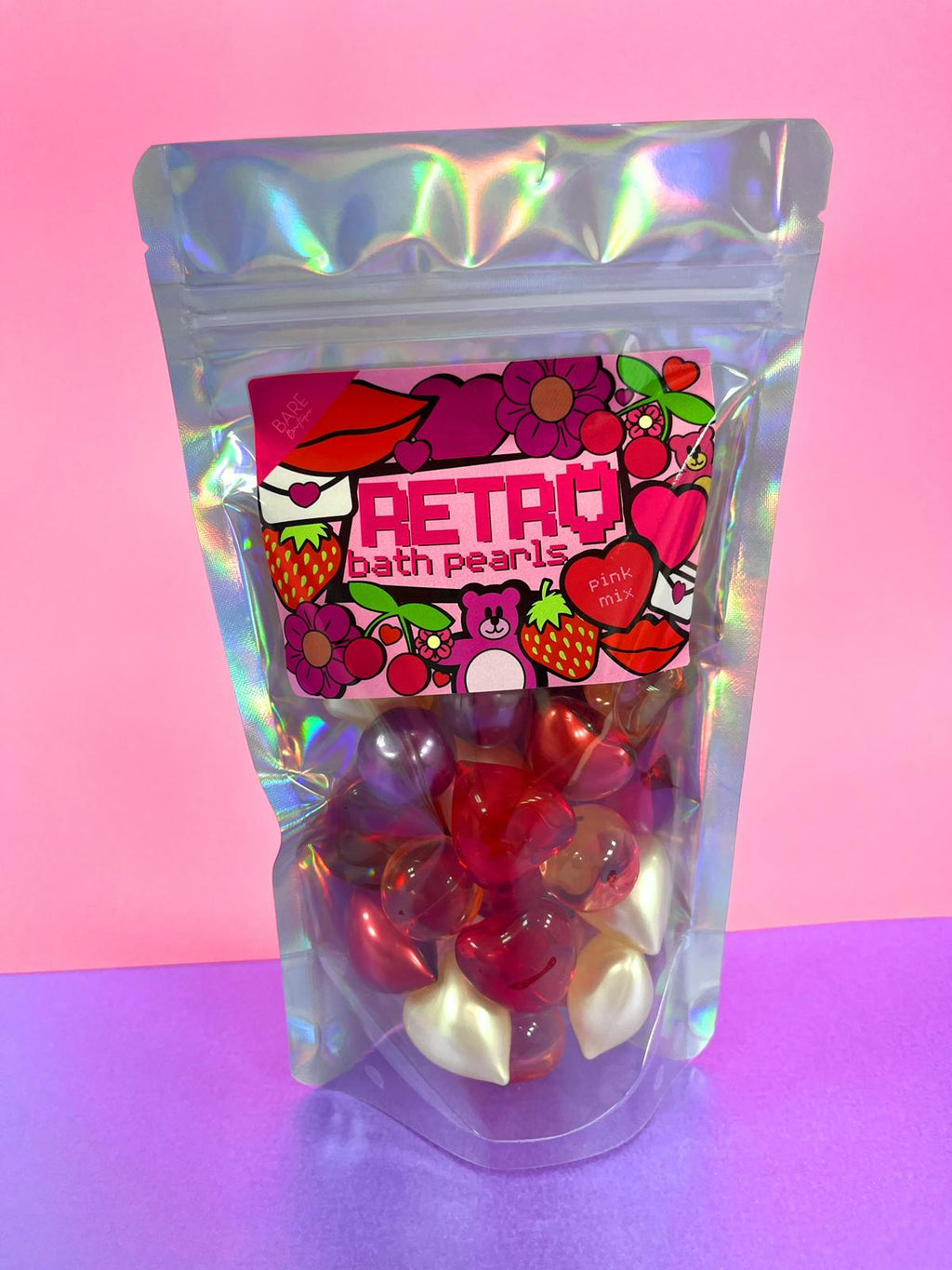 Pink Mix Bath Pearls - Jumbo Pack-2