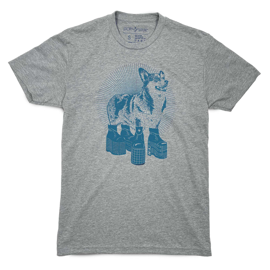 Platform Corgi T-shirt-0