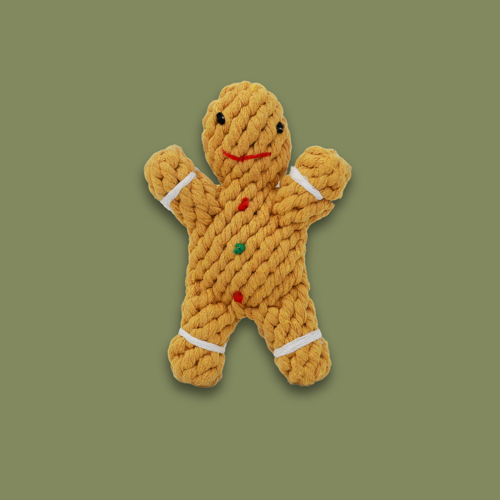 Gingerbread Man Rope Toy-1