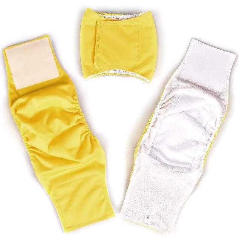 Washable cotton male dog belly wrap diaper for pet training and hygiene in multiple colours — view 5
