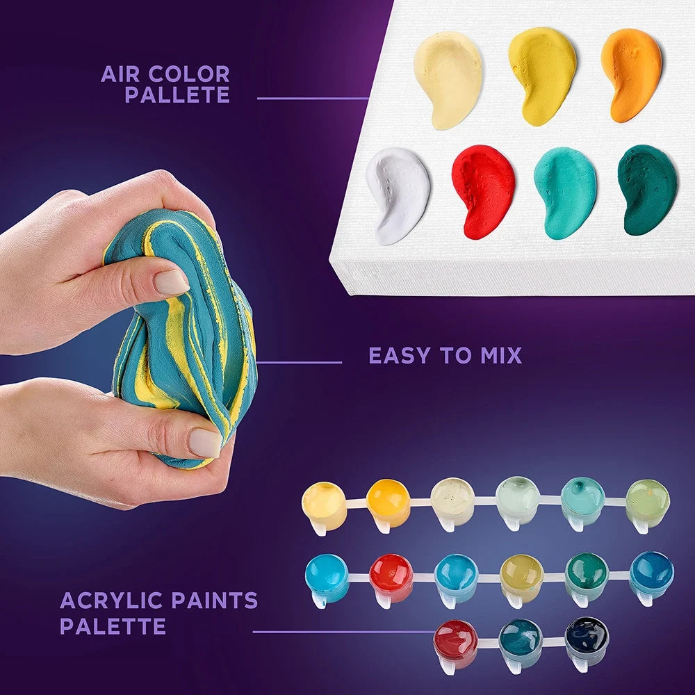 3D modeling+painting kit "Hot air balloon flight"-2