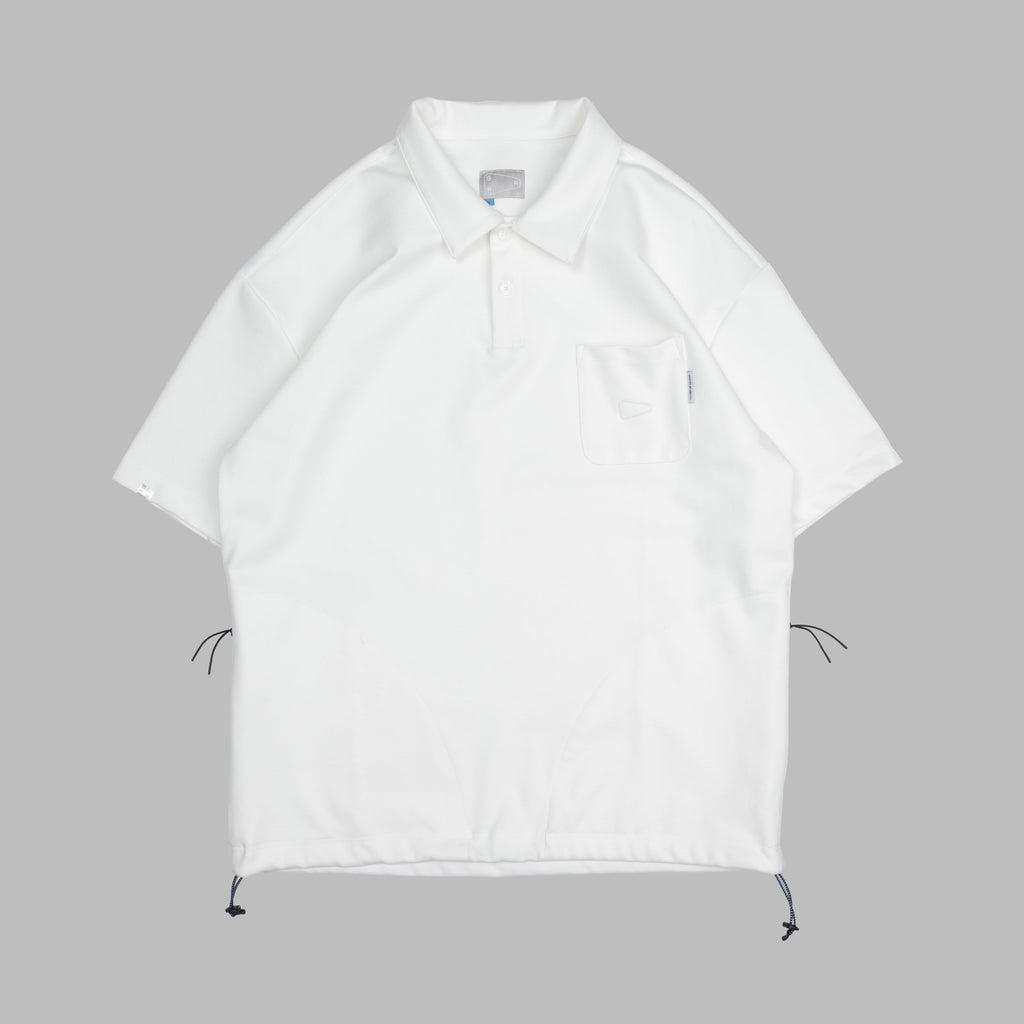 3P Polo Tee / Rayon - White-0