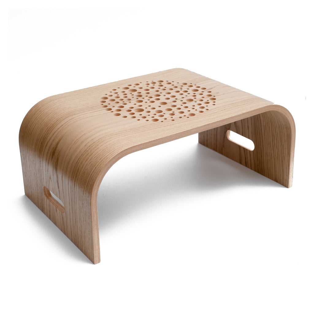 Wooden Laptop Tray - Portable Lap Desk with Ventilation-1