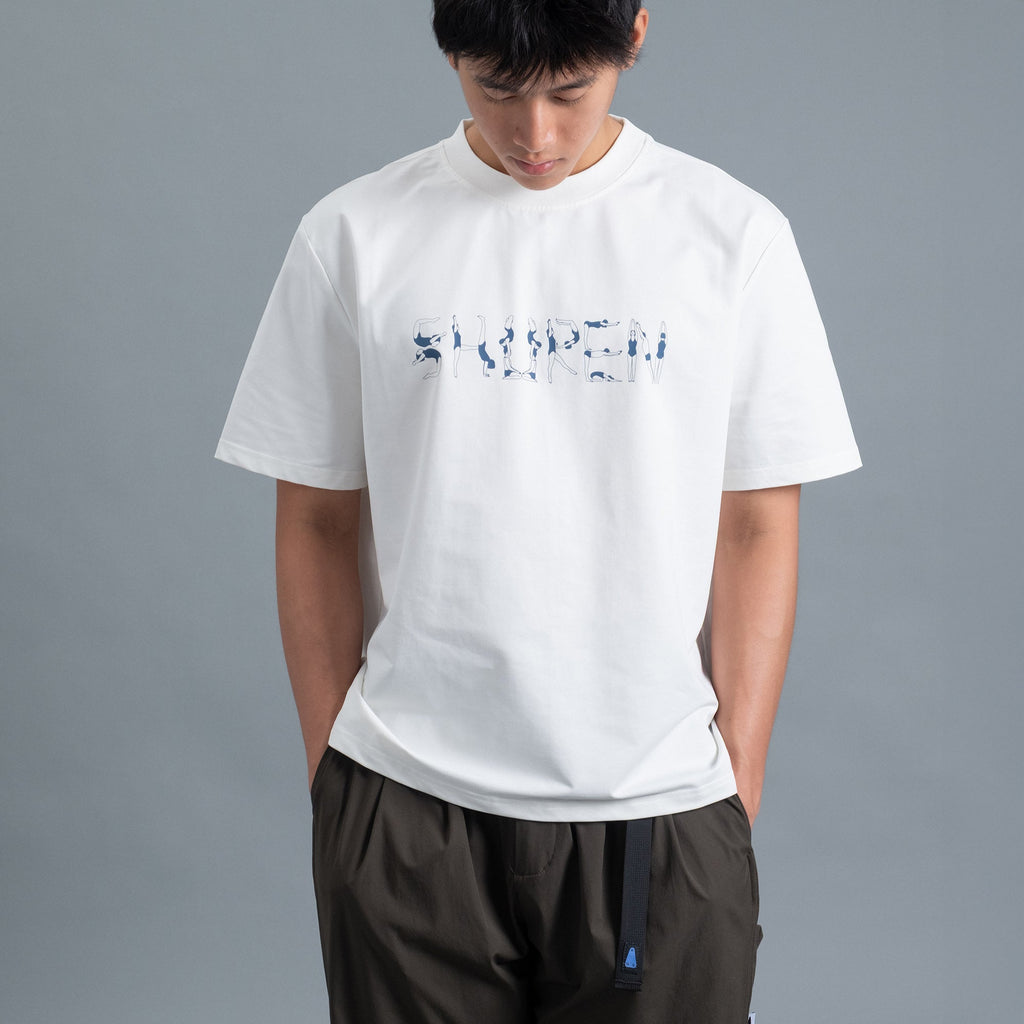 Posture Tee / Cotton - Ivory-1