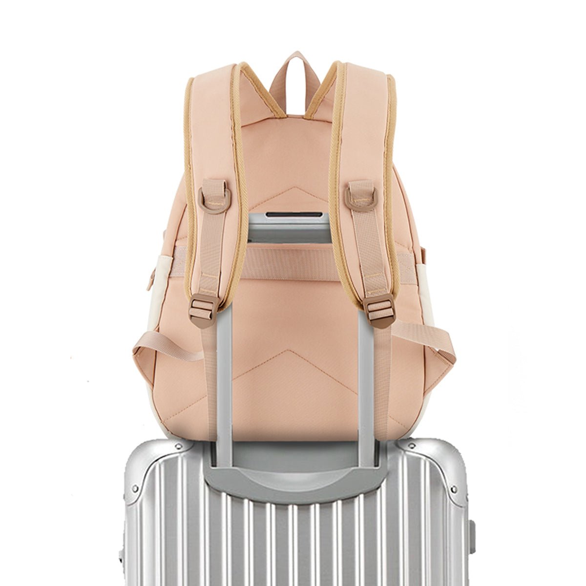Practical large capacity unisex school backpack featuring a water-resistant exterior and multiple storage pockets — view 5