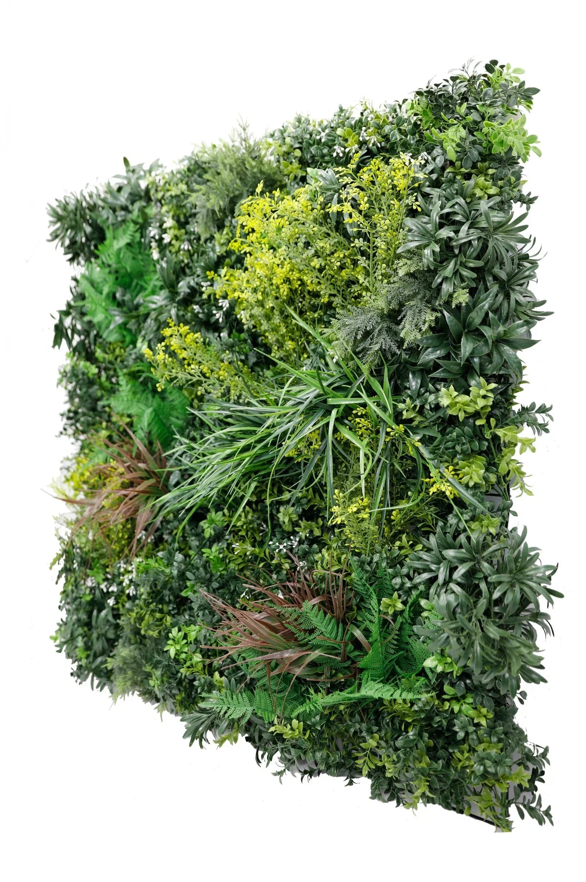 Tropical Vibe Artificial Vertical Garden Green Wall Panel 35×35in – NFPA 701 Certified – UV Resistant – Commercial Grade-0