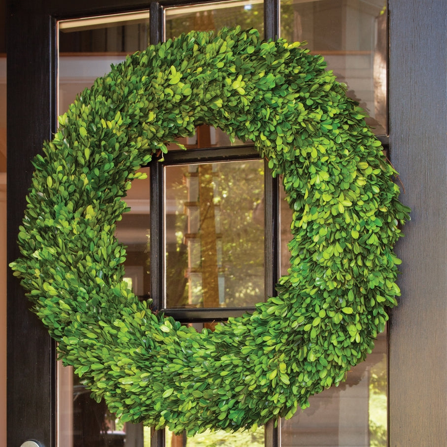 Preserved Boxwood Wreath-1