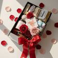 Pretty Queen self care box, premium spa gift set with elegant body care essentials and packaging