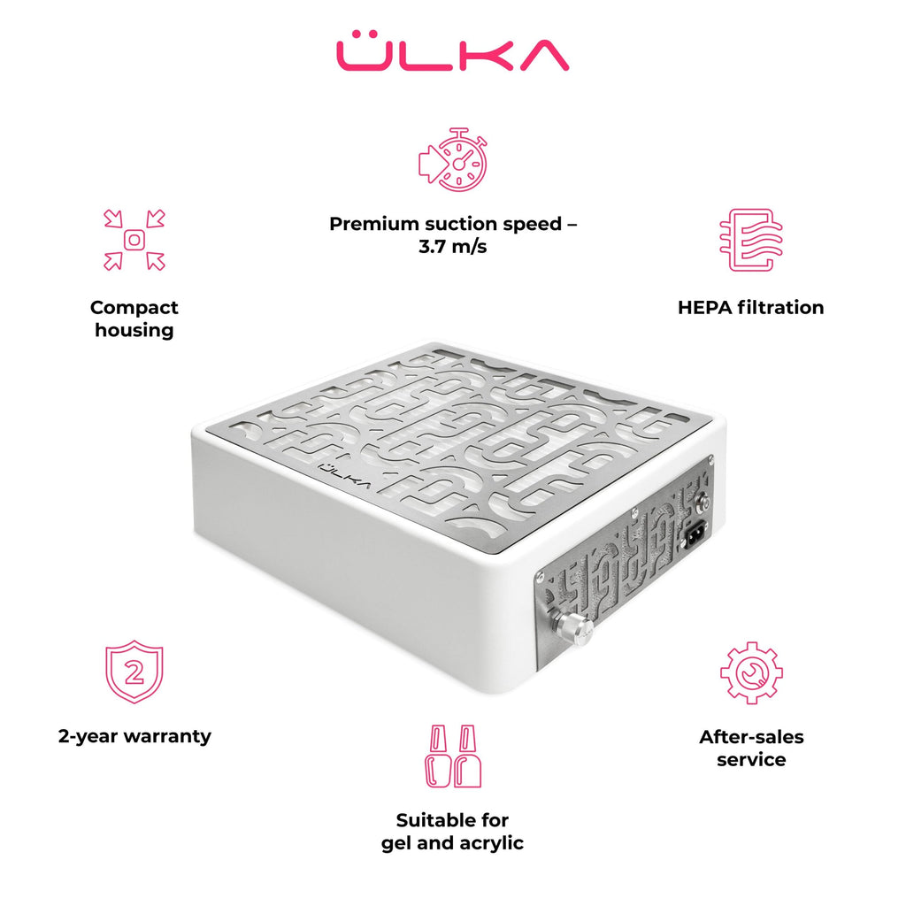 ULKA AERO Black Desktop Nail Dust Collector-2
