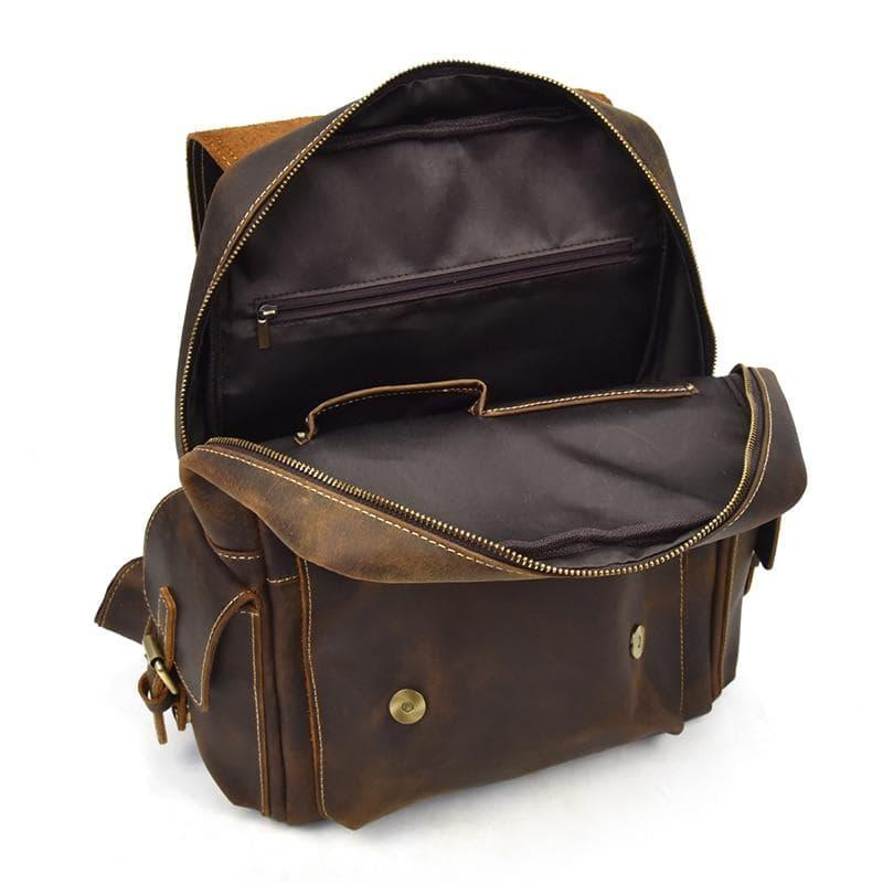 The Freja Backpack | Handcrafted Leather Backpack-4