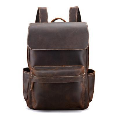 The Helka Backpack | Genuine Vintage Leather Backpack-0