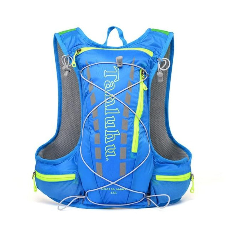 Wautton 15L ultralight cycling backpack in water-resistant nylon with breathable mesh shoulder straps