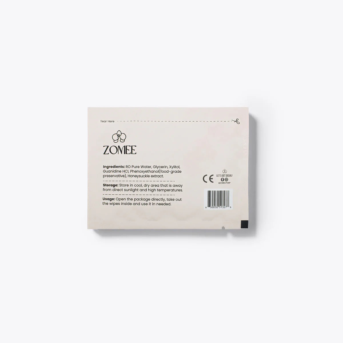 Breast pump cleaning wipes in portable packaging for safe waterless cleaning of baby feeding accessories — view 3