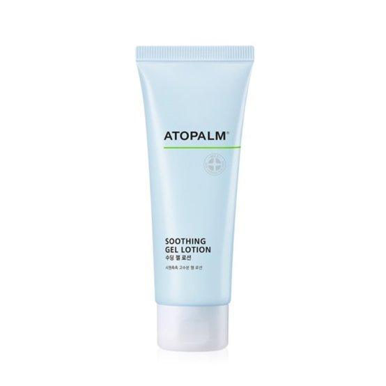 ATOPALM soothing gel lotion 120ml tube for gentle baby skincare and moisturizing after-sun relief